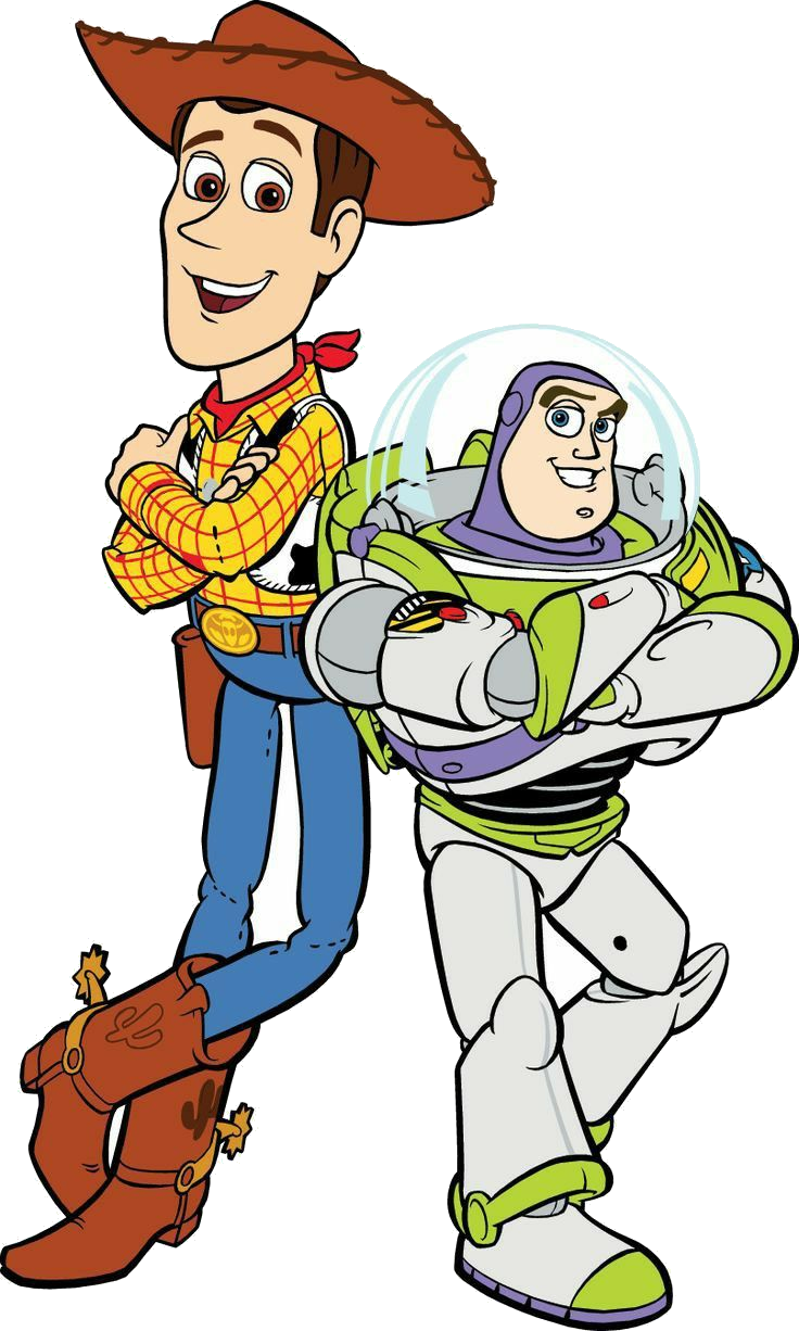 Woody and Buzz Lightyear
